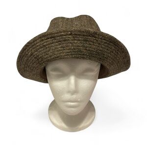 Duke Collection Brown Tweed Hat